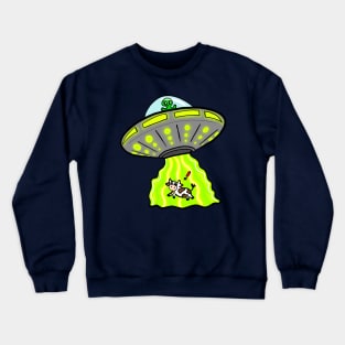 Cow Abduction Crewneck Sweatshirt